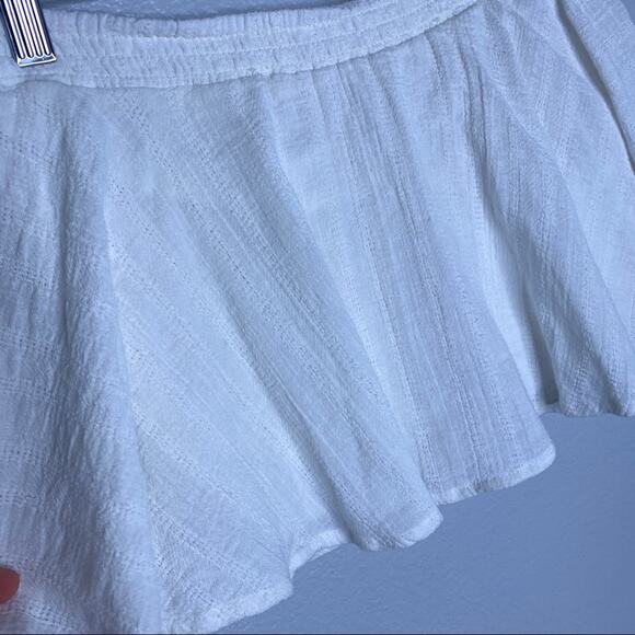 Roxy Enchanted Escape White Crop Top Medium - Picture 7 of 12